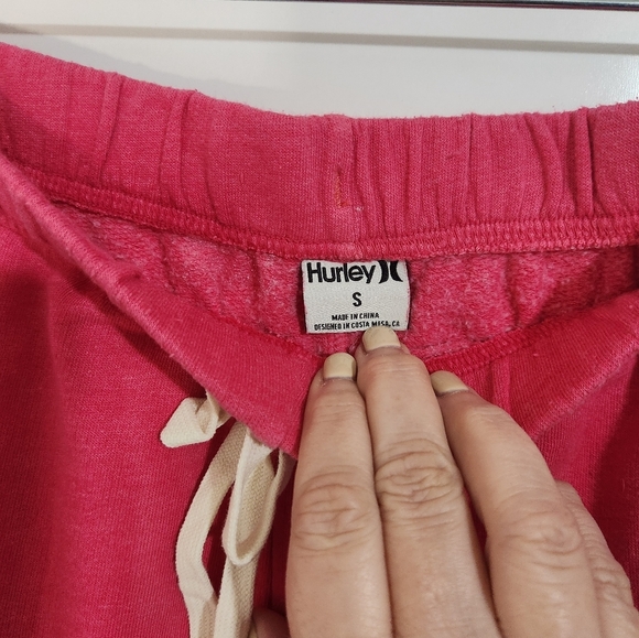 Hurley Pink and Peach Tie-Dye Sweatpants, Size Small, N̈WT - Picture 5 of 9